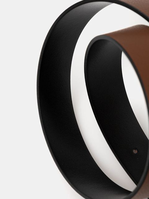 Karl Lagerfeld Jeans pasek kolor brązowy A1M33134