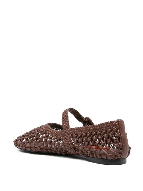 Simon Miller leather ballet flats - Brown