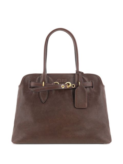Miu Miu Aventure tote bag - Brown