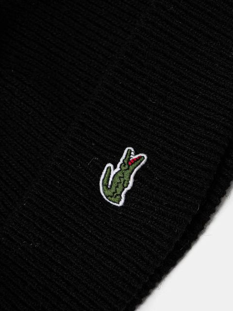 Lacoste czapka i szalik wełniany