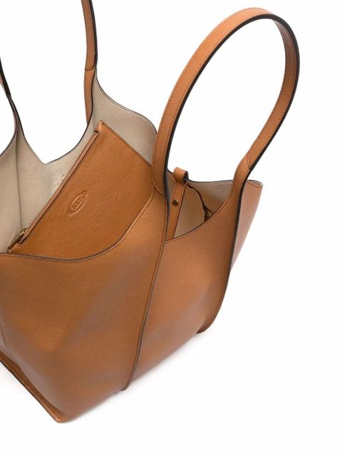 Tod's T-logo tote bag - Brown