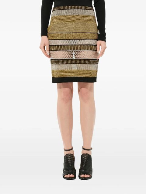 Balmain striped skirt - Black - zdjęcie produktu nr 1