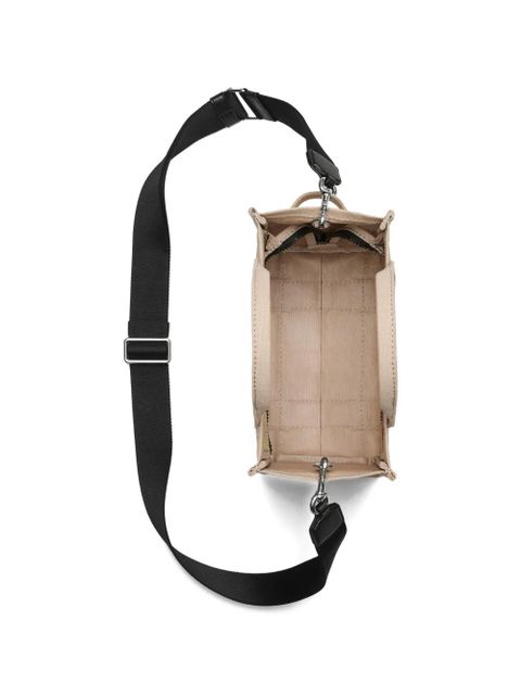 Marc Jacobs The Small Punk Scribble Canvas tote bag - Neutrals