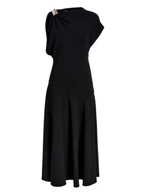 Proenza Schouler draped one-shoulder midi party dress - Black - zdjęcie produktu nr 1