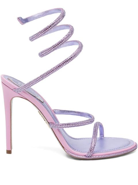 René Caovilla 105mm Cleo heeled sandals - Purple - zdjęcie produktu nr 1