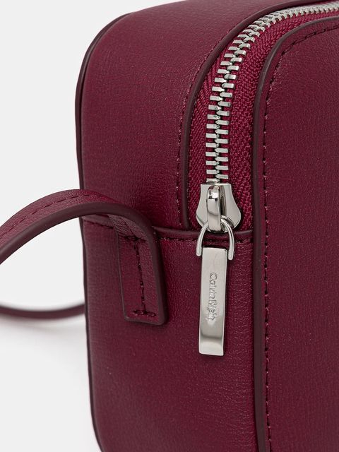 Calvin Klein torebka kolor bordowy LV04F3276G