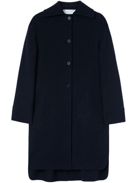 Jil Sander single-breasted cashmere coat - Blue - zdjęcie produktu nr 1