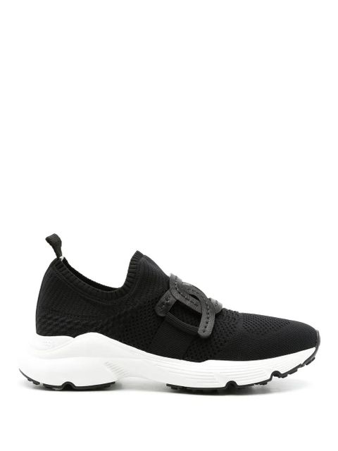 Tod's chain-link detail slip-on sneakers - Black - zdjęcie produktu nr 1