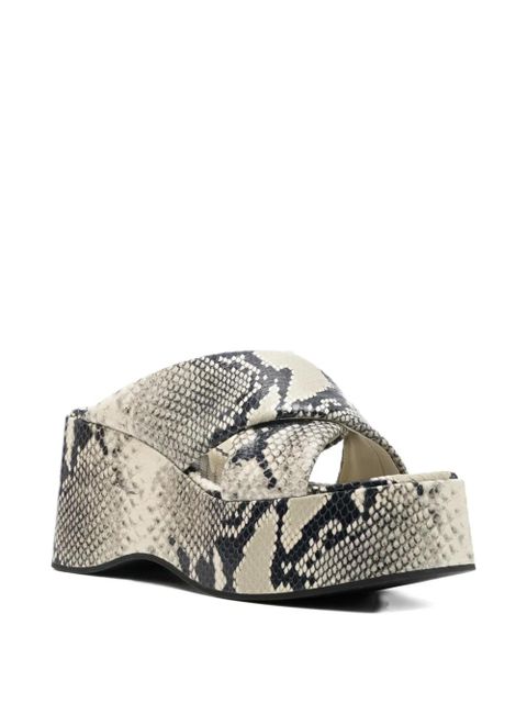 Paris Texas Vicky wedge sandals - Neutrals