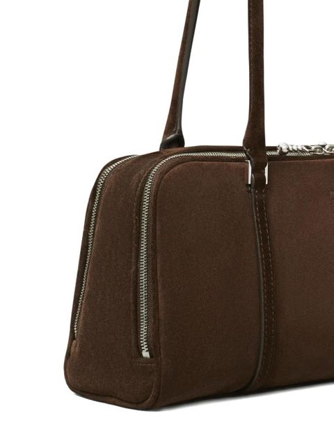 Tory Burch small Marshmallow suede shoulder bag - Brown