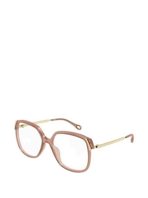 Chloé Eyewear square-frame glasses - Brown - zdjęcie produktu nr 2