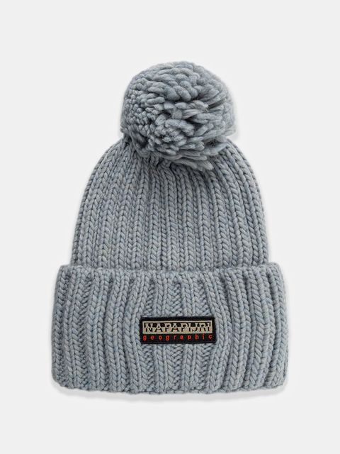 Napapijri czapka z wełną Fea 2 kolor niebieski NP0A4GKAI841 - zdjęcie produktu nr 1