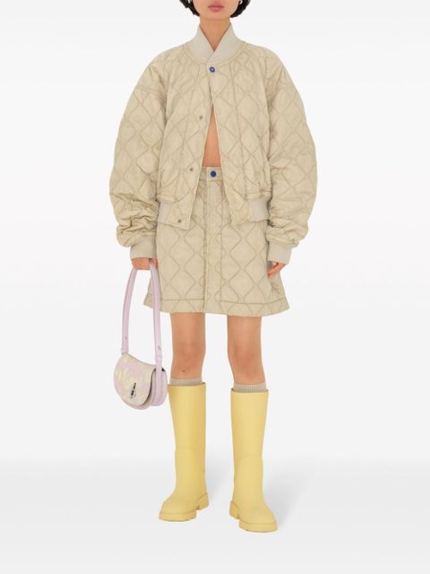 Burberry quilted bomber jacket - Neutrals