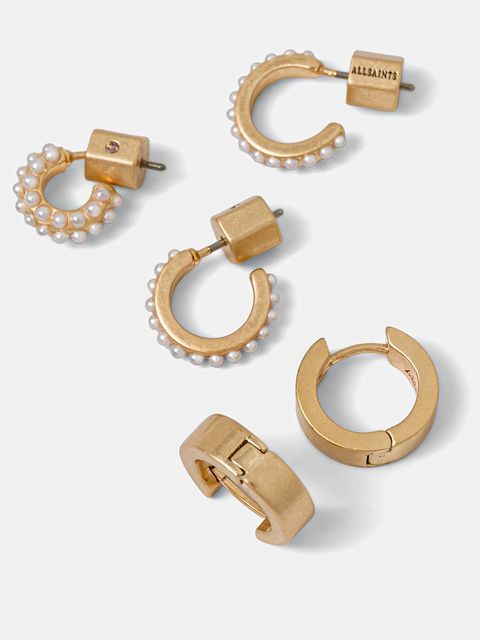 AllSaints kolczyki 3-pack - zdjęcie produktu nr 2