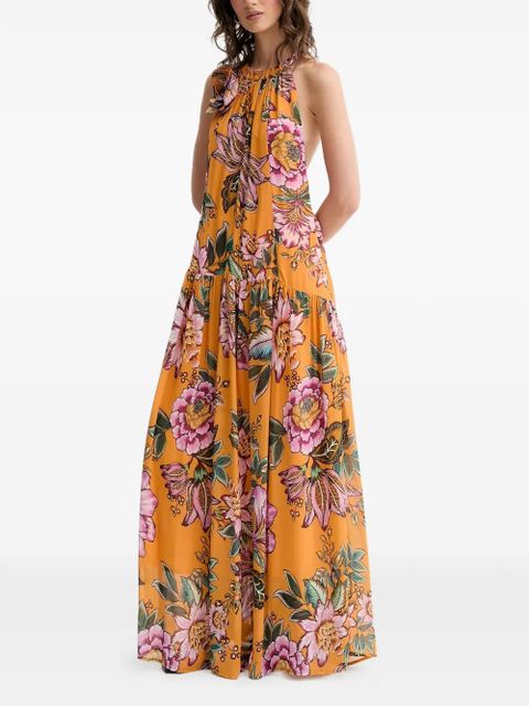 FARM Rio Wonderful Bouquet maxi dress - Orange - zdjęcie produktu nr 2