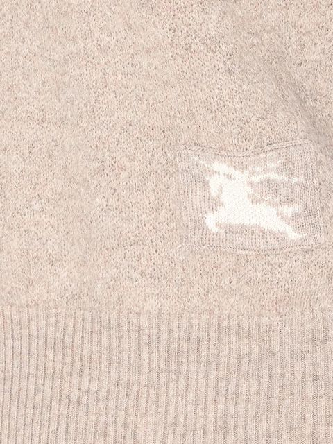 Burberry embroidered logo sweater - Neutrals - zdjęcie produktu nr 2