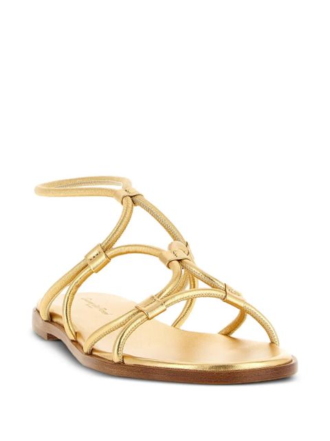 Gianvito Rossi ankle-strap sandals - Gold - zdjęcie produktu nr 2