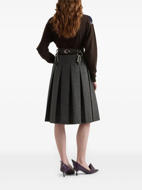 Prada cashmere V-neck sweater - Brown - zdjęcie produktu nr 2