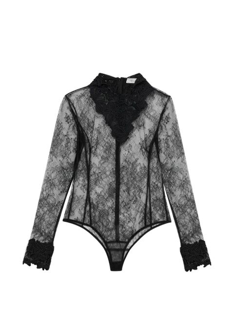 Blumarine lace bodysuit - Black - zdjęcie produktu nr 1