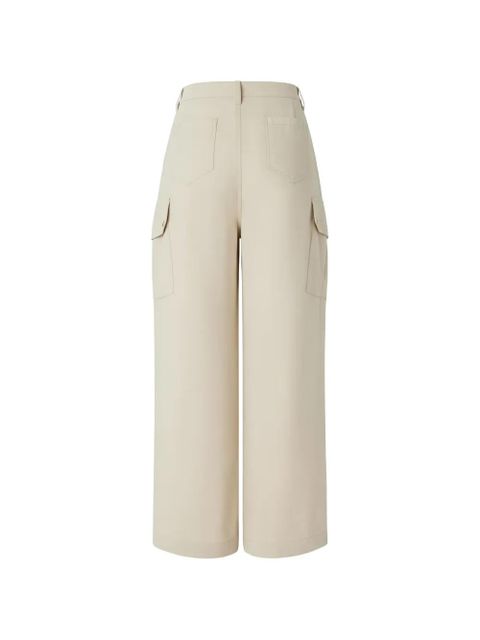 PINKO Flowing cotton trousers - Neutrals - zdjęcie produktu nr 2