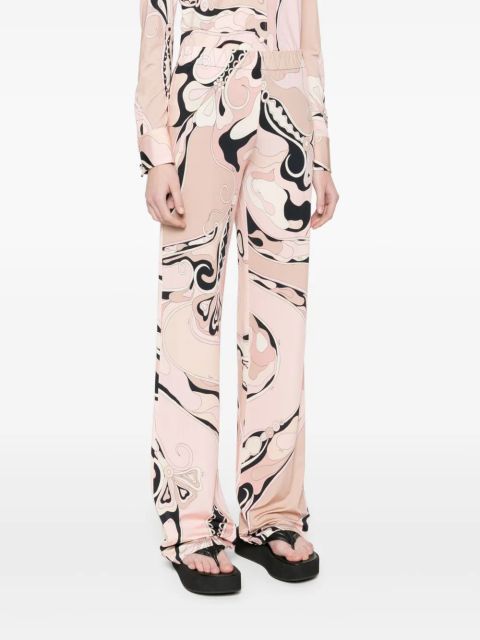 PUCCI Orchidee Mykonos trousers - Neutrals