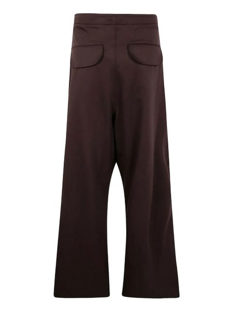 ENTIRE STUDIOS flap-pocket wool trousers - Brown