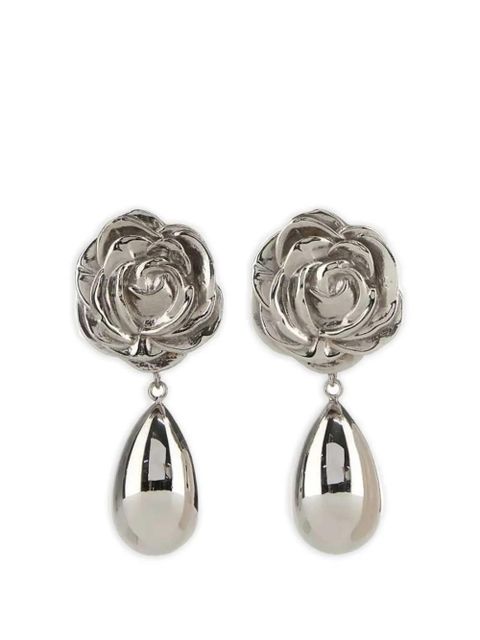 Magda Butrym rose drop earrings - Silver - zdjęcie produktu nr 1