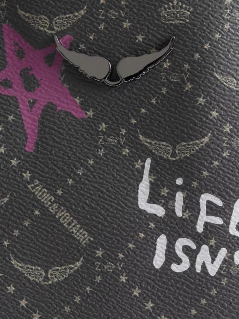 Zadig&Voltaire Z Shopper monogram tote bag - Grey