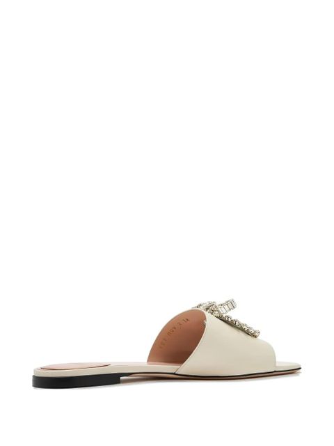 Valentino Garavani Adamantine crystal-embellished sandals - White