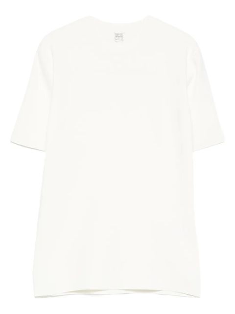 TOTEME crew-neck knitted top - White - zdjęcie produktu nr 1