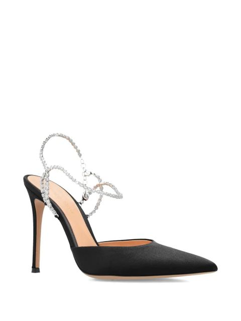 Gianvito Rossi 12mm pointed-toe Heel sandals - Black - zdjęcie produktu nr 2