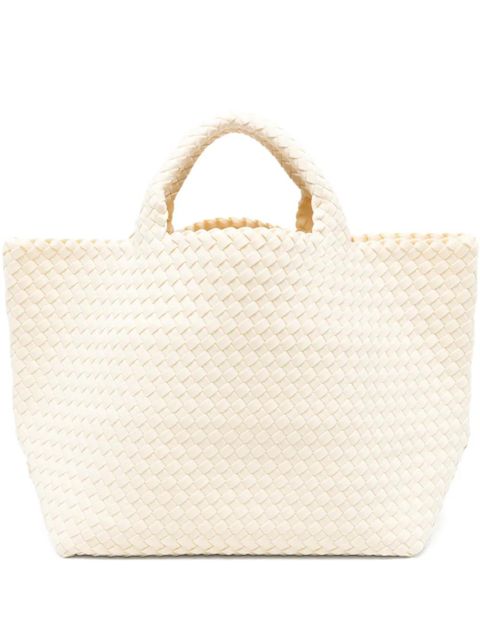 NAGHEDI medium St. Barths woven tote bag - Neutrals - zdjęcie produktu nr 1