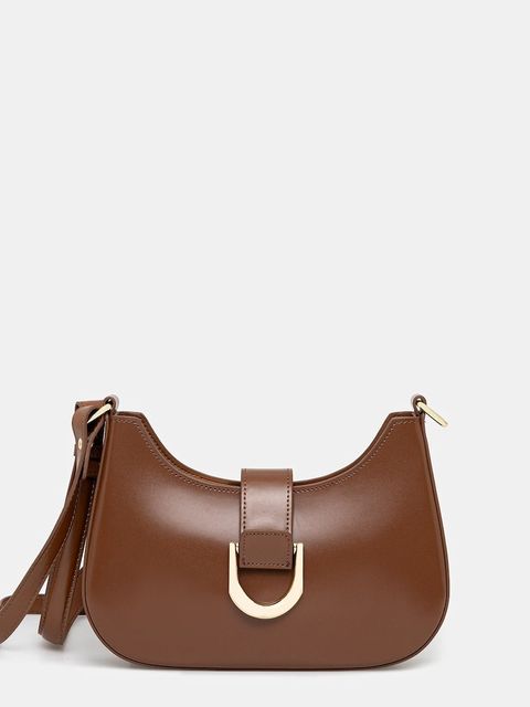 Answear.LAB torebka skórzana kolor brązowy - zdjęcie produktu nr 1