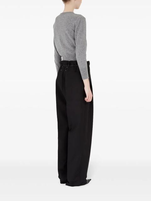 Maison Margiela drawstring trousers - Black