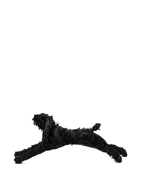 Simone Rocha Hare beaded satin crossbody bag - Black - zdjęcie produktu nr 1