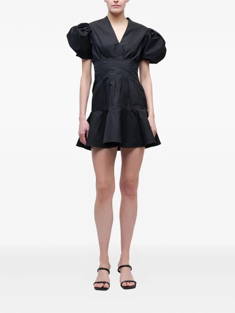 Simkhai Edwina puff-sleeves mini dress - Black - zdjęcie produktu nr 2