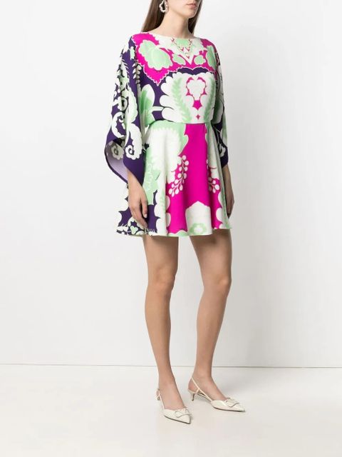 Valentino Garavani World Arazzo-print mini dress - White