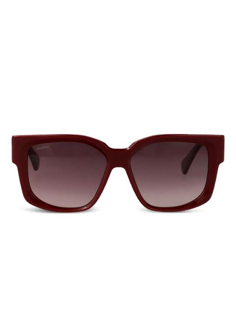 Max Mara Eyewear Glimpse square-frame sunglasses - Red - zdjęcie produktu nr 1