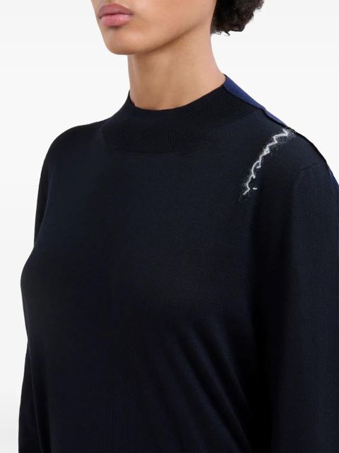 Marni colourblock sweater - Black