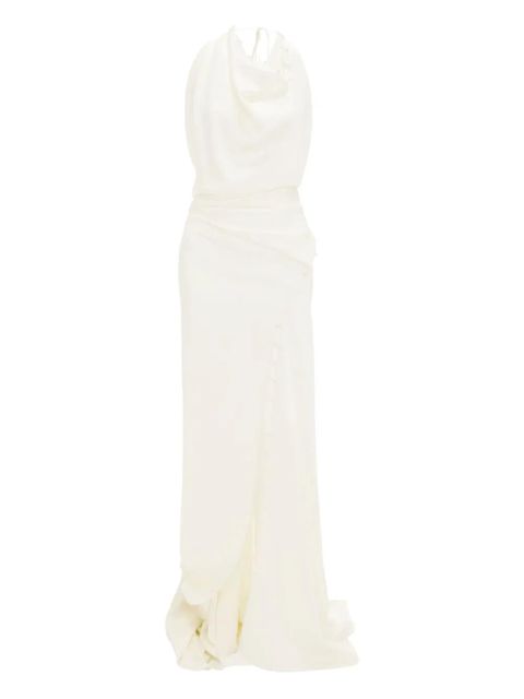 Victoria Beckham cowl-neck maxi dress - White - zdjęcie produktu nr 1