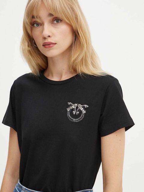 Pinko t-shirt damski kolor czarny 103320 A24E