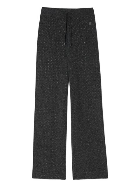 SANDRO rhinestone pintuck trousers - Grey - zdjęcie produktu nr 1