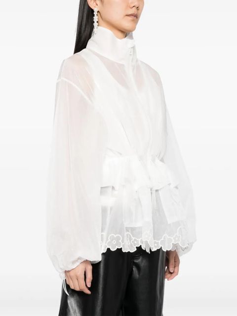 Cecilie Bahnsen semi-sheer jacket - White - zdjęcie produktu nr 2