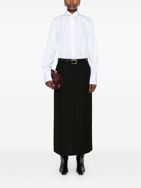 TOTEME wingtip-collar shirt - White - zdjęcie produktu nr 2