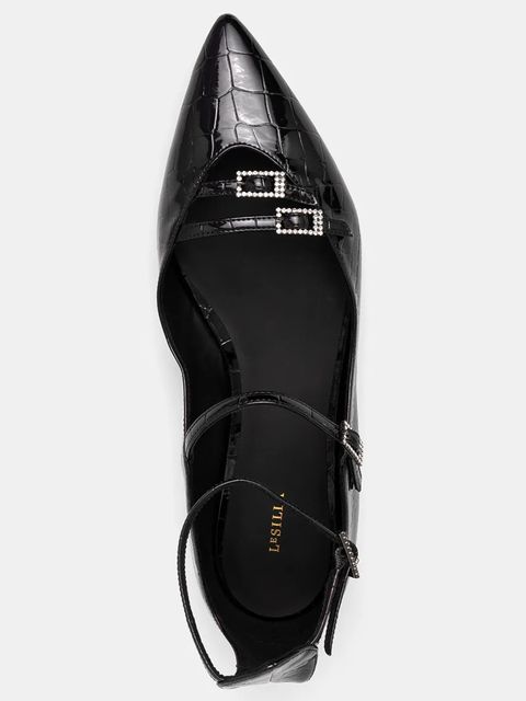 Le Silla baleriny Deco Morgana kolor czarny 9004C020MTPPLYL001