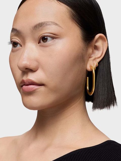 Tous kolczyki ze srebra pokrytego złotem Line 1004212300