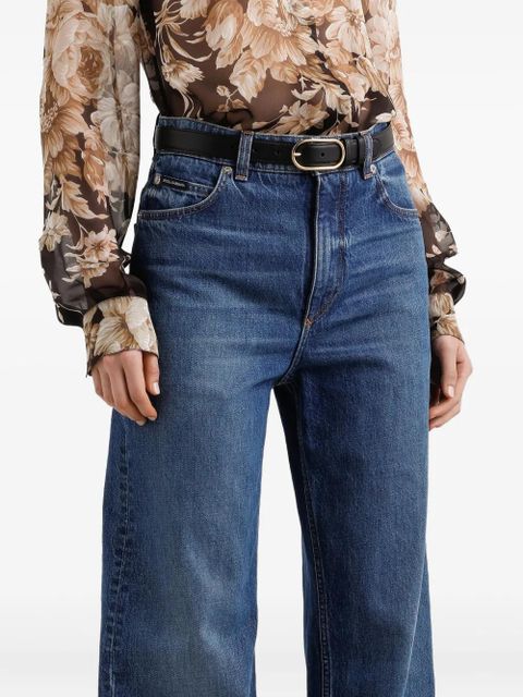 Dolce & Gabbana turn-up cuffs jeans - Blue