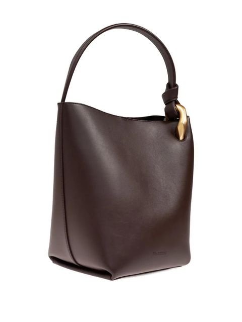 JW Anderson leather shoulder bag - Brown