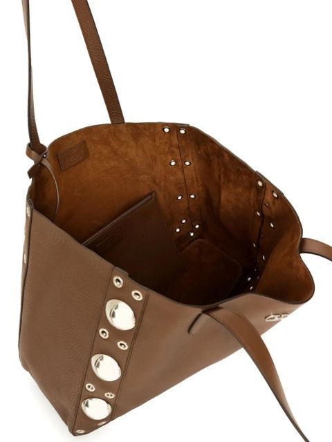 Valentino Garavani leather tote bag - Brown