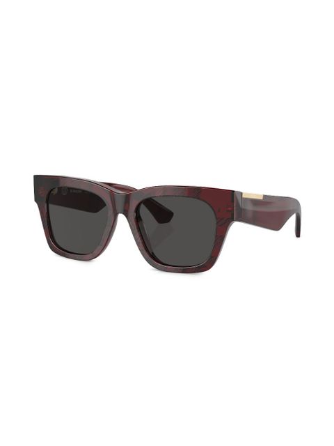 Burberry Eyewear checkered wayfarer-frame sunglasses - zdjęcie produktu nr 2
